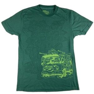 TMNT Nickelodeon Lootwear Exclusive Full Front Print T-Shirt Mens Size Med